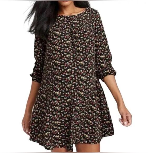 The Nines by Hatch Micro Ditsy Floral Boho Cottagecore Maternity Dress Size Med - Picture 3 of 11